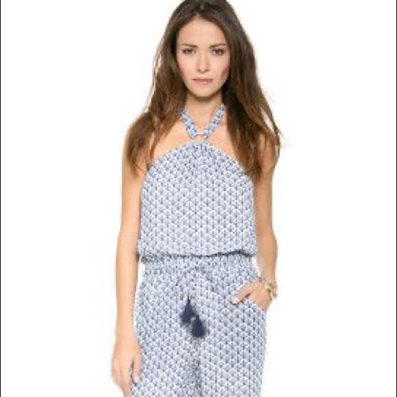 NWT Tory Burch Silk Baja Jumpsuit - Picture 2 of 15